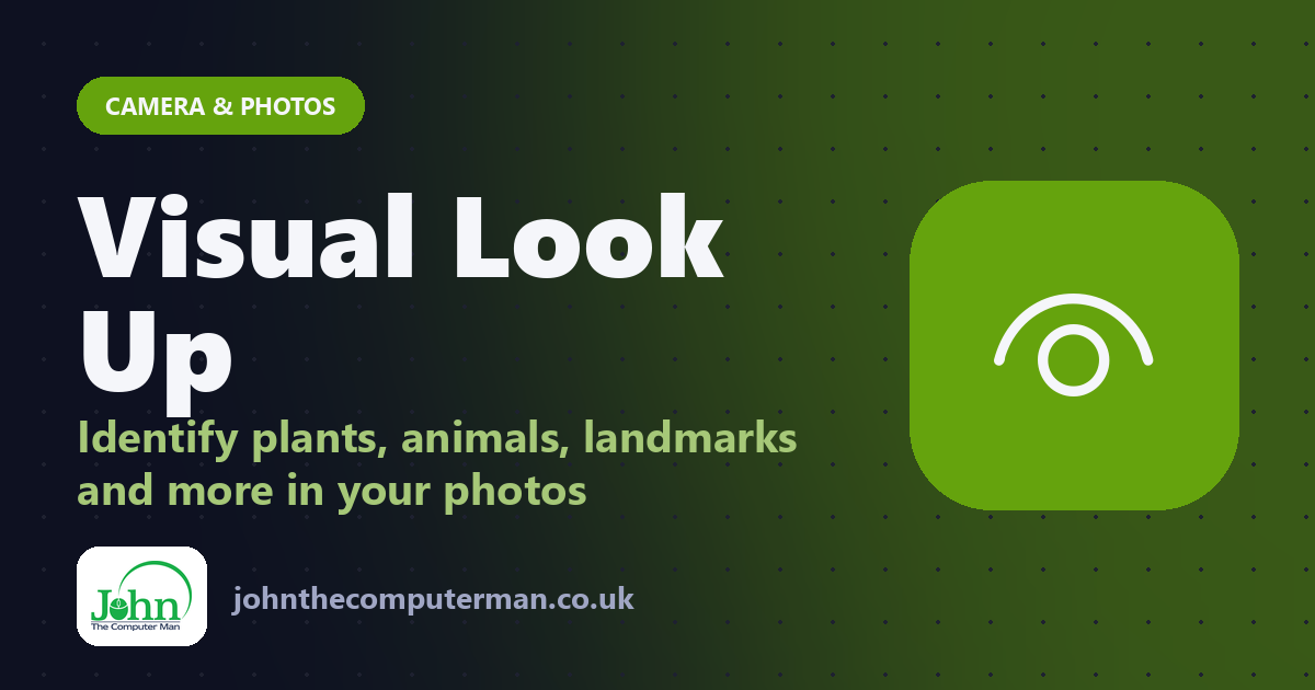 Visual Look Up: Identify plants, animals, landmarks and more in your photos